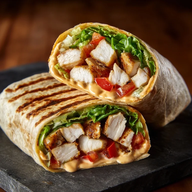 Chicken Caesar Wrap Recipe