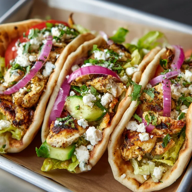 Chicken Pitas Recipe