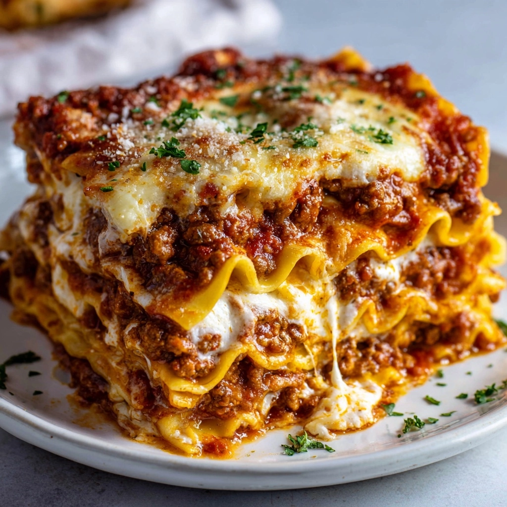 Easy Slow Cooker Lasagna Recipe - Recipe Image