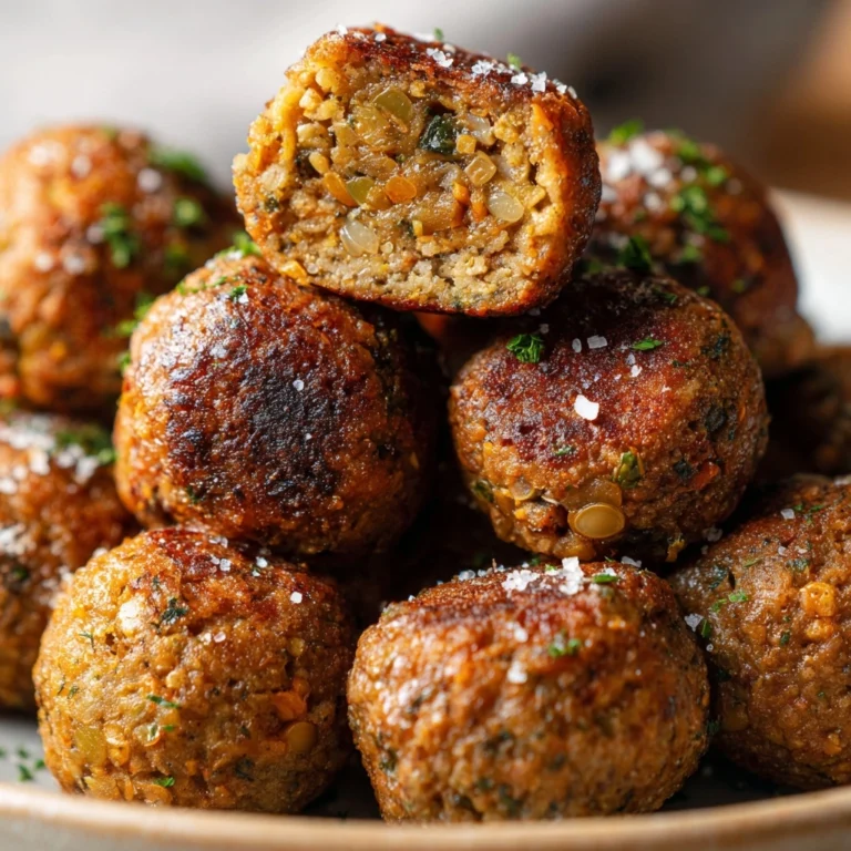Vegetarian Lentil Meatballs Recipe