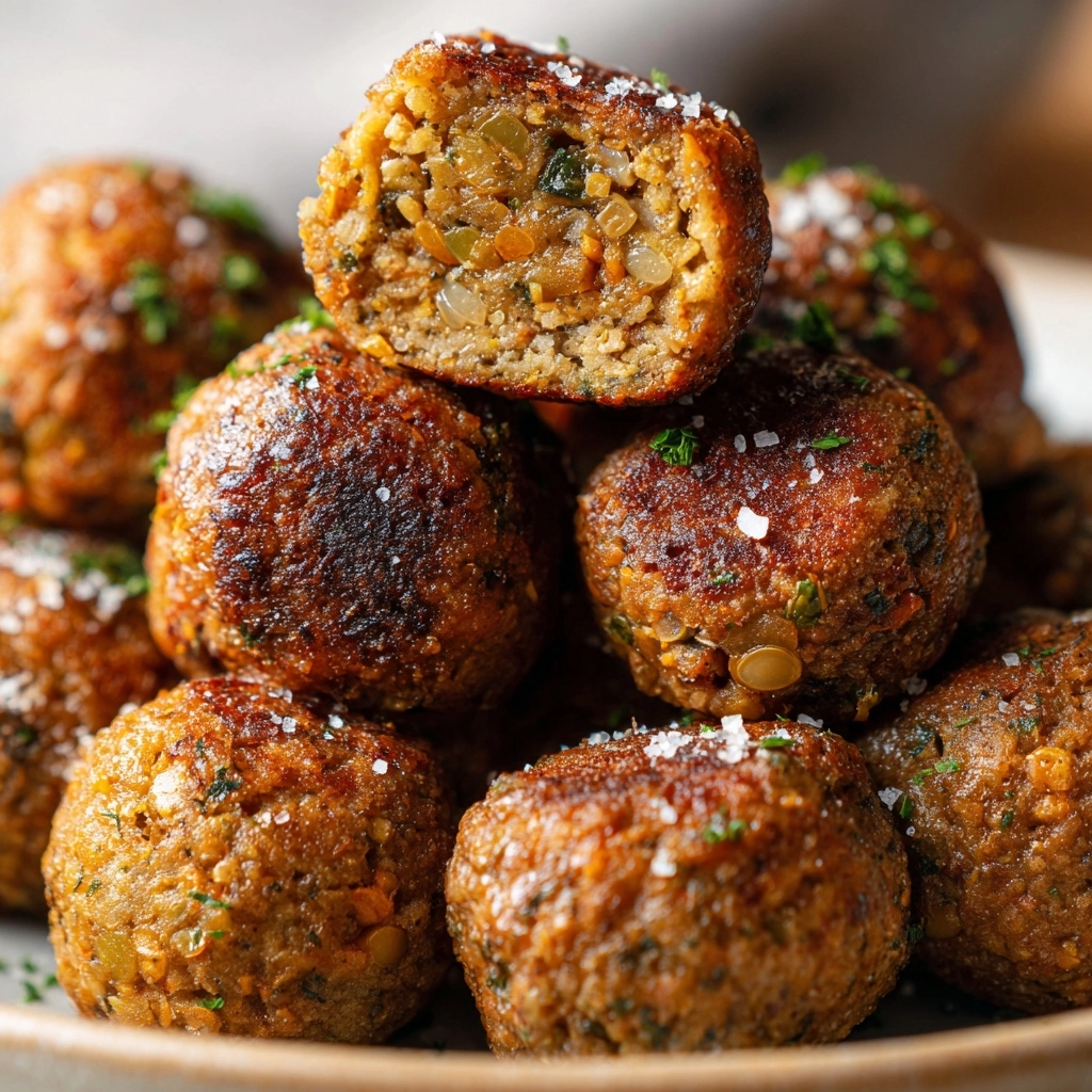 Vegetarian Lentil Meatballs Recipe