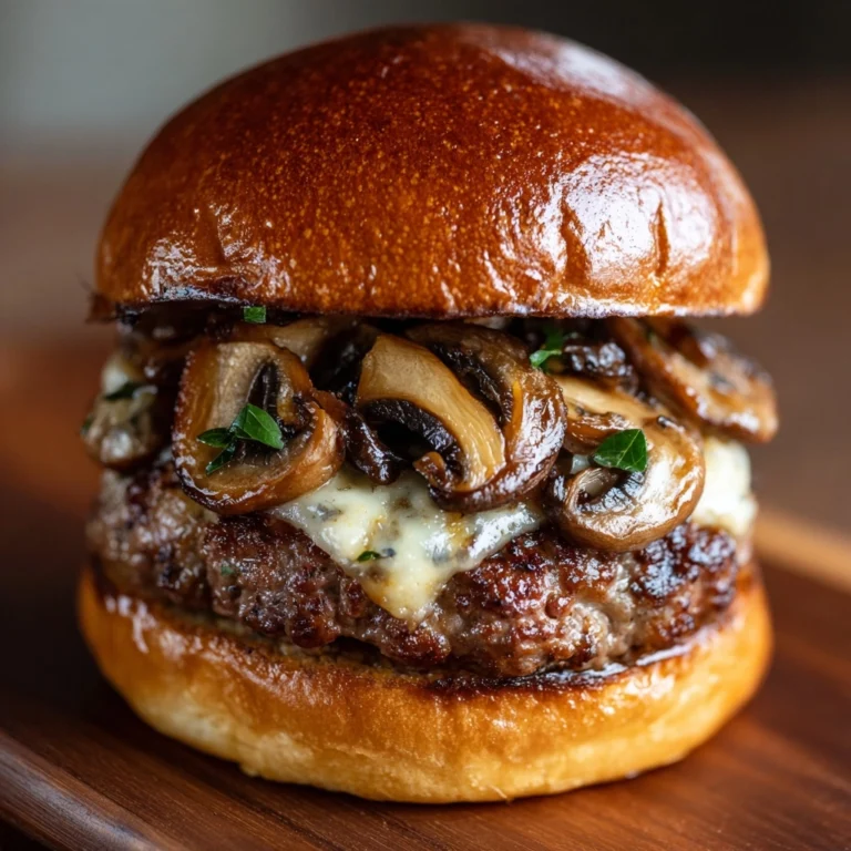 French Onion Steak Sandwich with Grilled Mushrooms Recipe