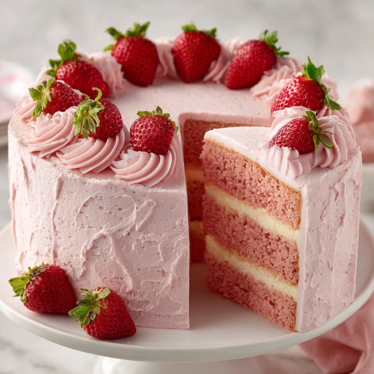 Best Strawberry Cake Ever Recipe