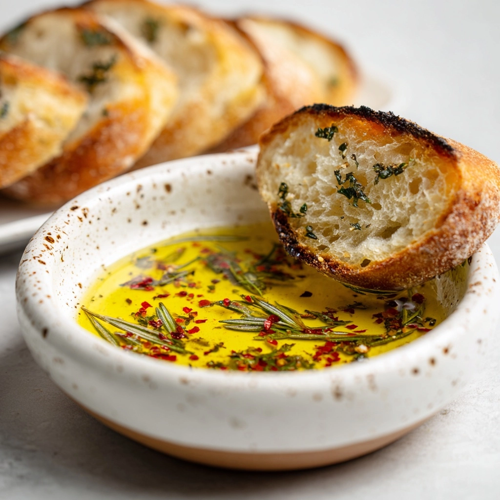 Delicious Bread Dipping Oil Recipe - Recipe Image