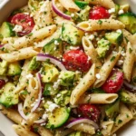 Lemon Herb Mediterranean Pasta Salad Recipe