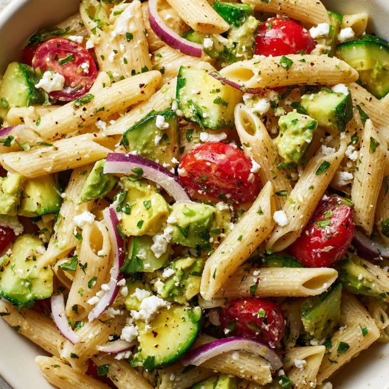 Lemon Herb Mediterranean Pasta Salad Recipe