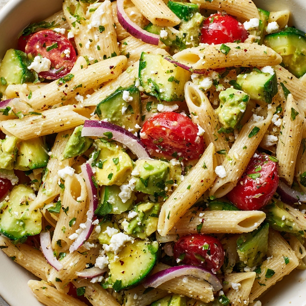 Lemon Herb Mediterranean Pasta Salad Recipe