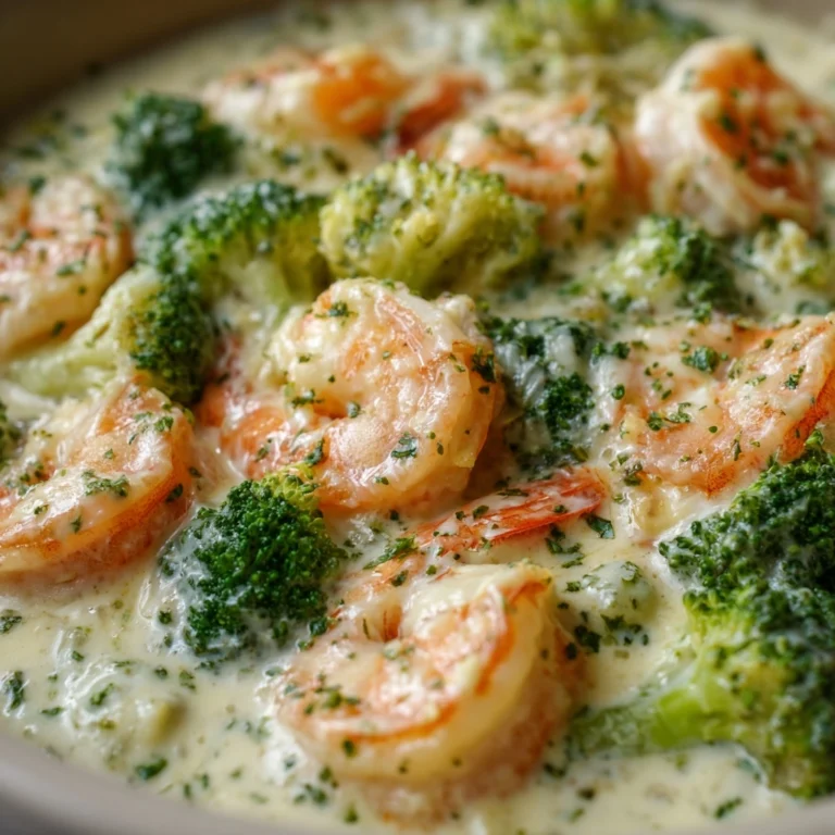 Broccoli Shrimp Alfredo Recipe
