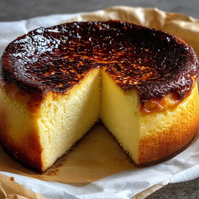 Basque Burnt Cheesecake Recipe