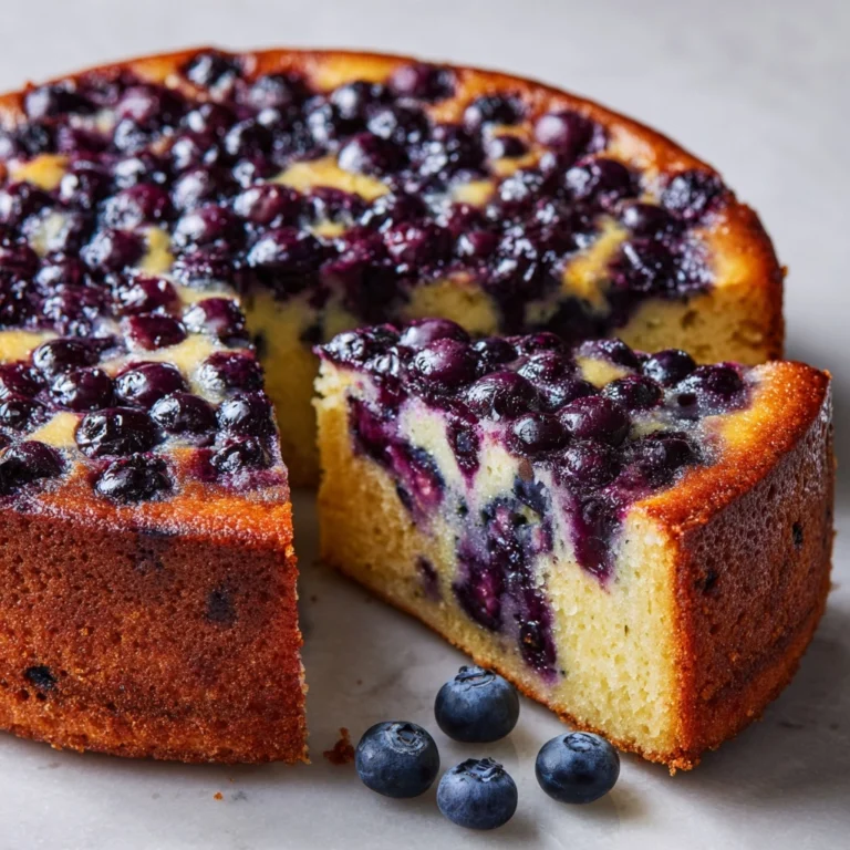 Crustless Blueberry Pie Recipe