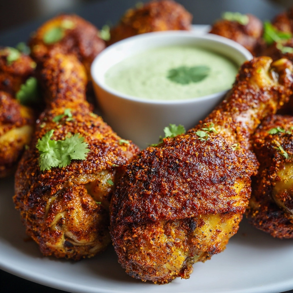 Peruvian-Style Roast Chicken with Green Sauce Recipe - Recipe Image