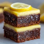 Zesty Lemon Brownies Recipe