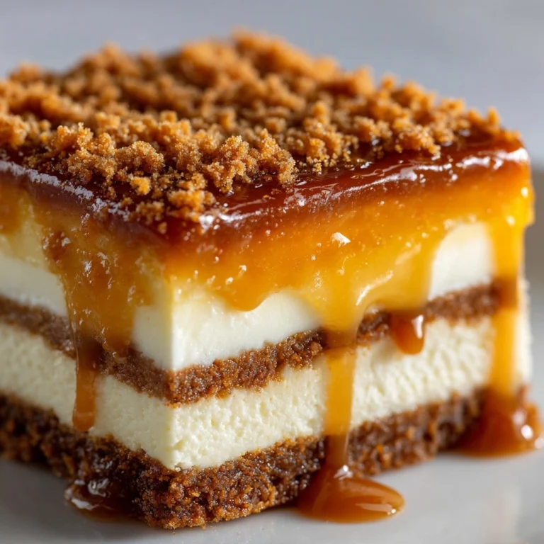 Caramel Cheesecake Bars Recipe