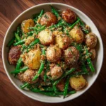 Warm Green Bean Salad with Crispy Potatoes Recipe