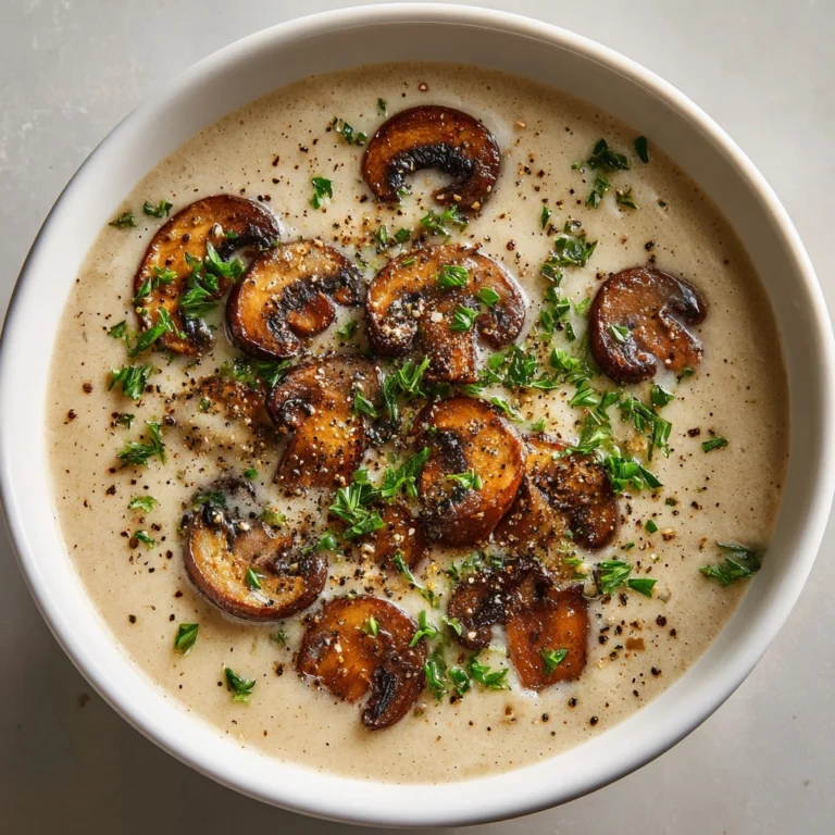 Creamy Mushroom Soup Recipe