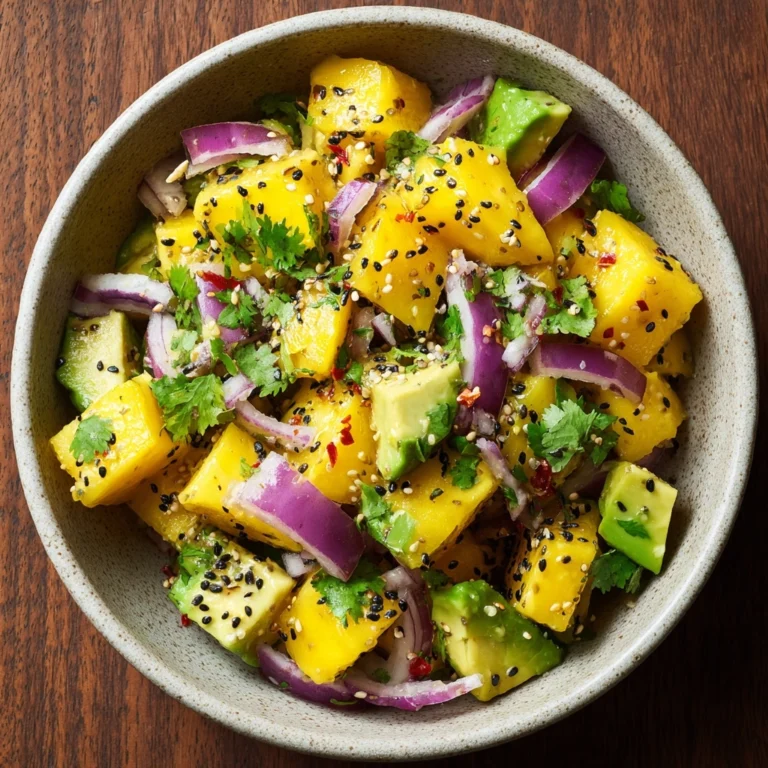 Avocado Mango Salad Recipe