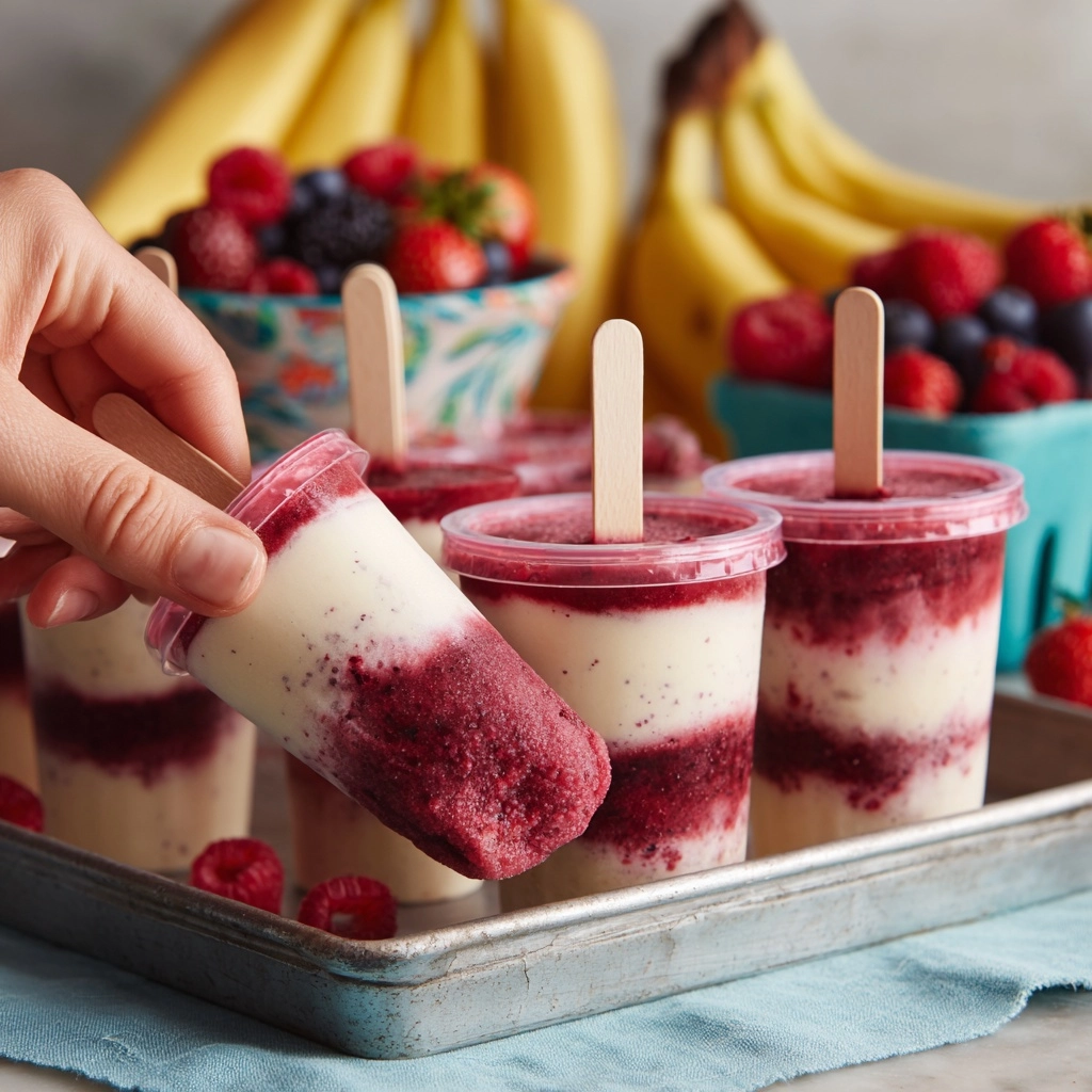 Frozen Yogurt Pops Recipe - Recipe Image