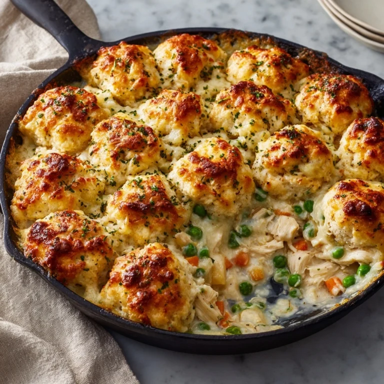 Chicken Cobbler Dinner Casserole Recipe