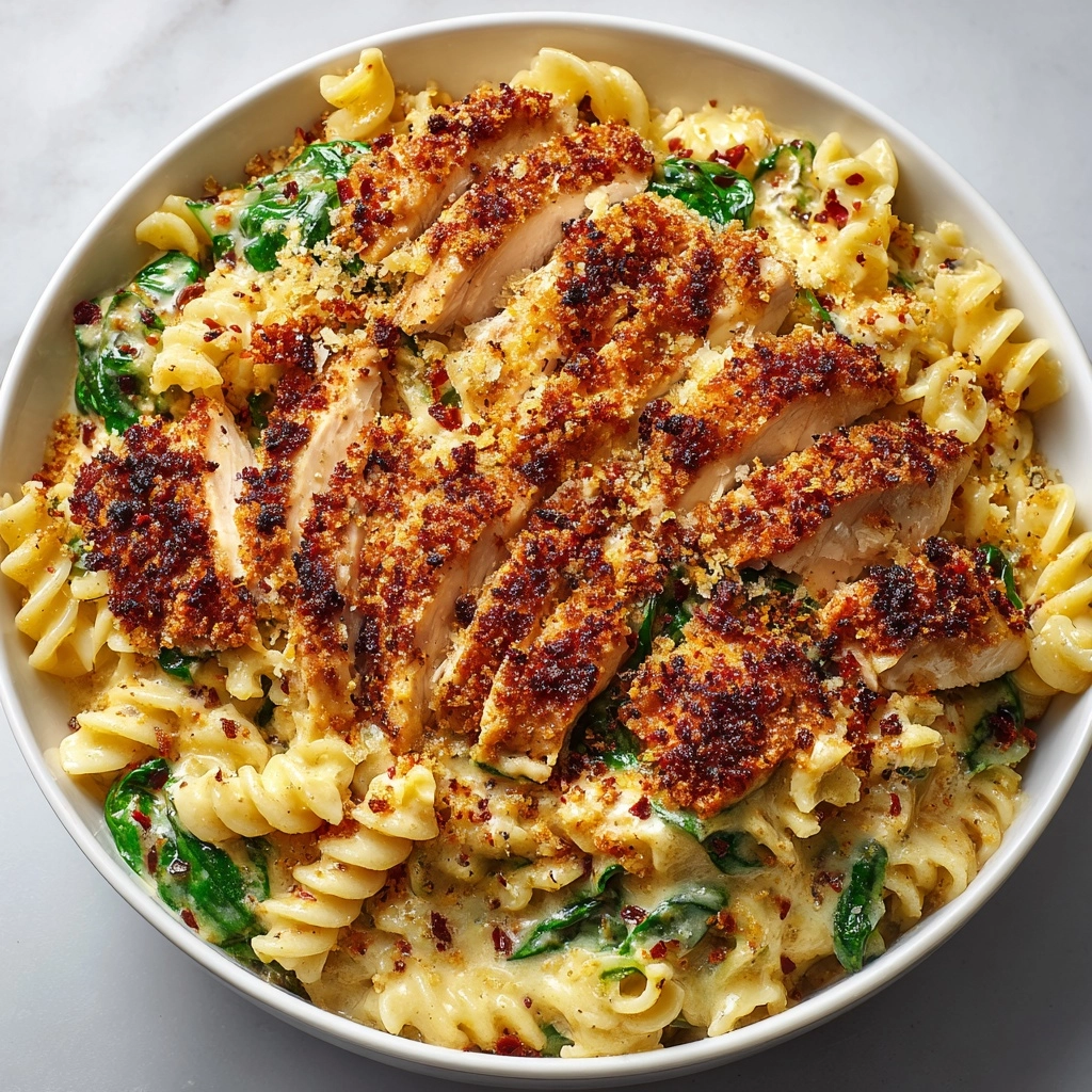 Creamy Parmesan Chicken Pasta Recipe - Recipe Image