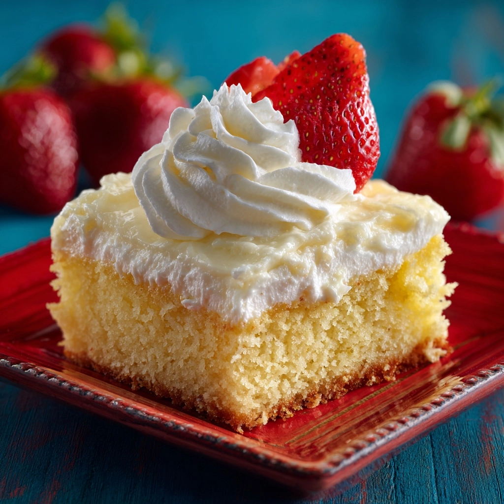 Homemade Tres Leches Cake Recipe - Recipe Image