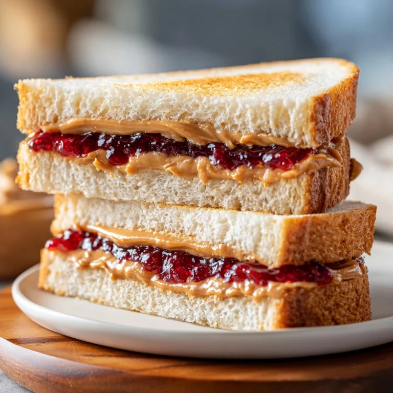 Classic Peanut Butter and Jelly Sandwich Recipe