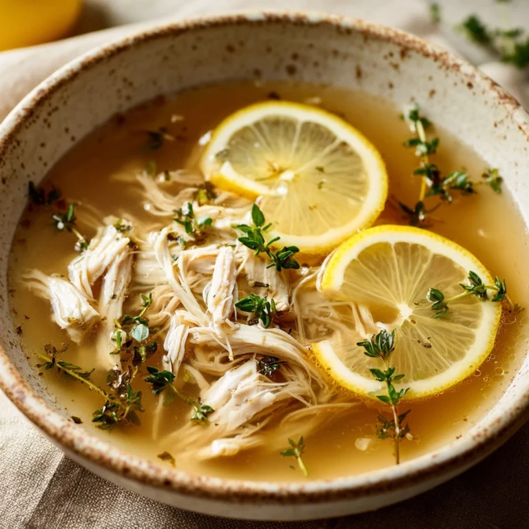 Mediterranean Lemon Chicken Soup Recipe