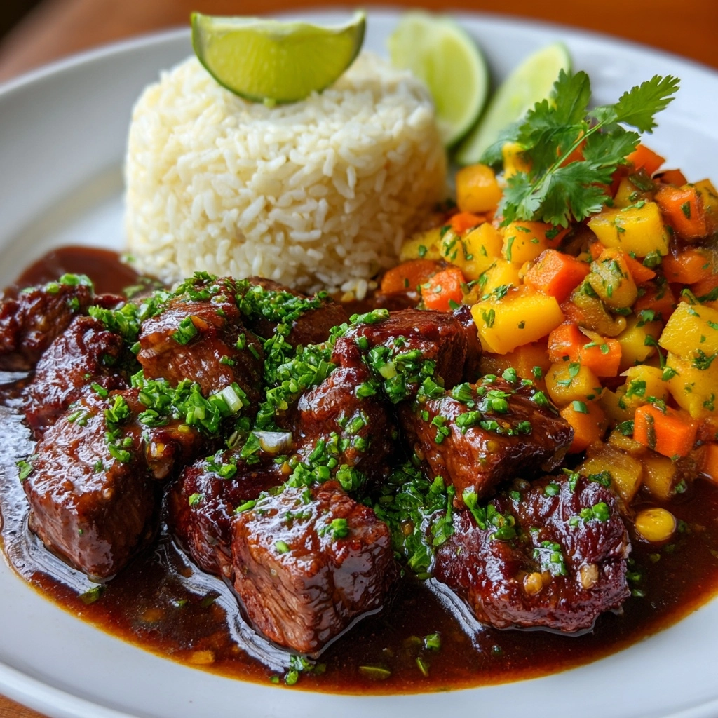 Carne Guisada (Braised Beef) Recipe - Recipe Image