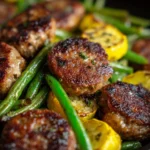 Air Fryer Sausage with Vegetables Recipe
