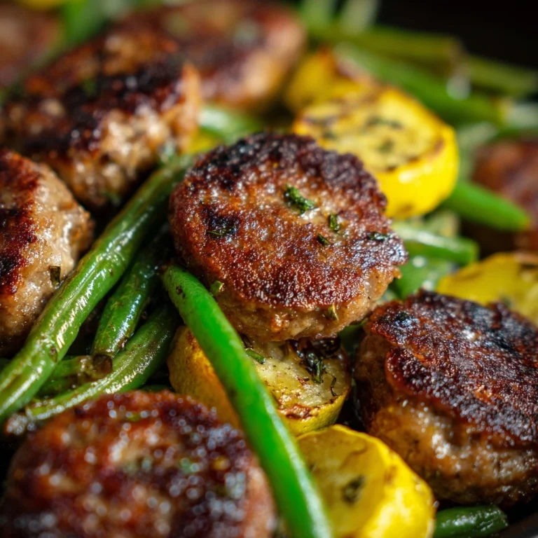 Air Fryer Sausage with Vegetables Recipe