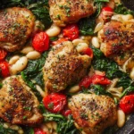 Herbed Chicken with Cannellini Beans Recipe