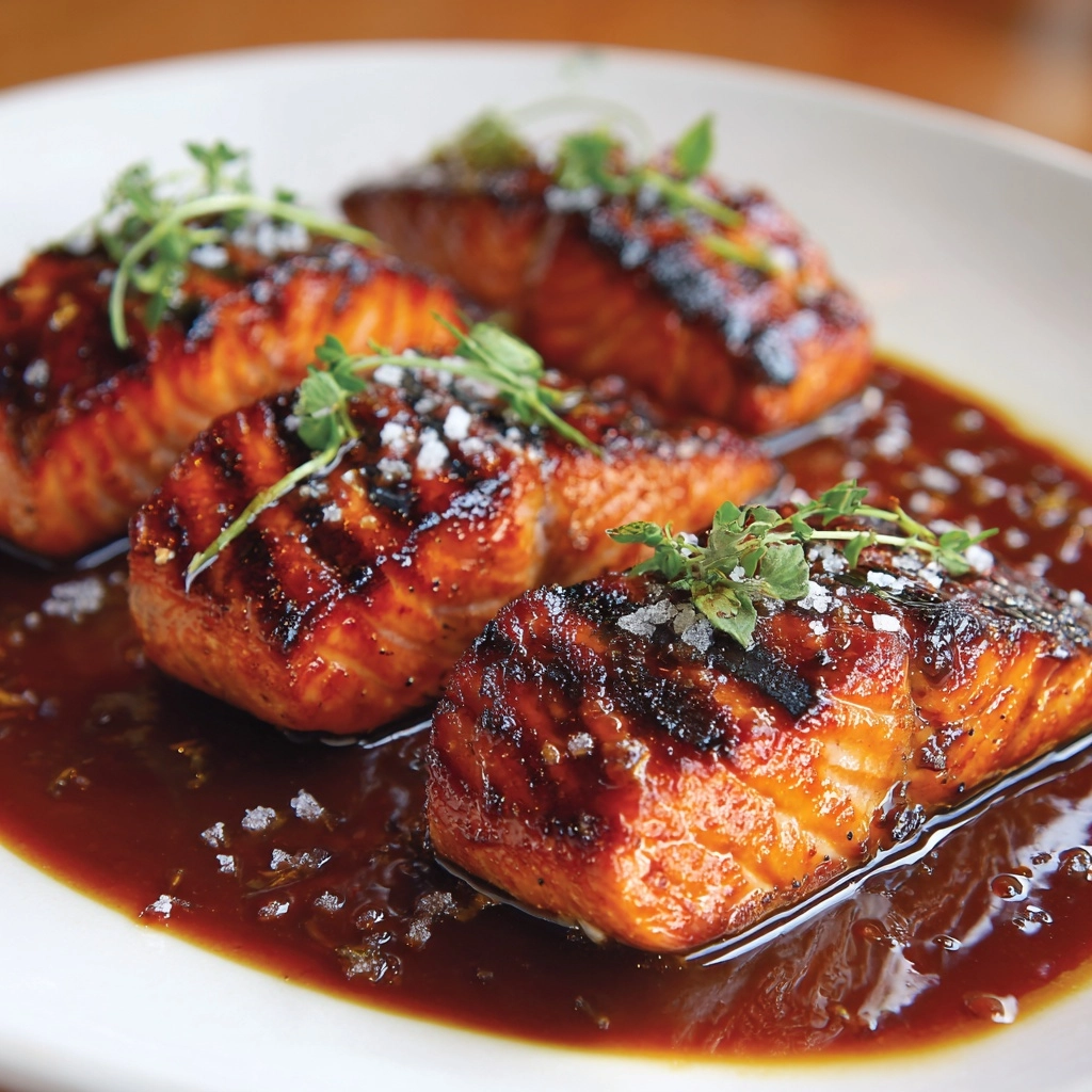 Brown Sugar Glazed Salmon Recipe - Recipe Image