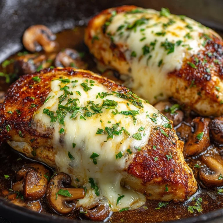 Healthy Mushroom Stuffed Chicken Breast Recipe