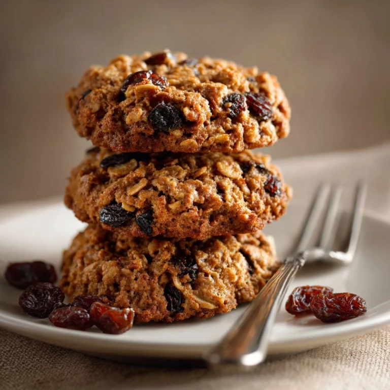 Vegan Oatmeal Raisin Cookies Recipe