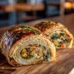 Potato Rolls with Cabbage and Cheese Filling Recipe