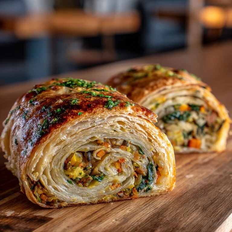 Potato Rolls with Cabbage and Cheese Filling Recipe