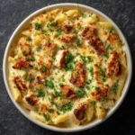 Garlic Parmesan Chicken Pasta Bake Recipe