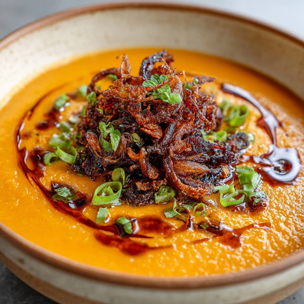 Spicy Miso Carrot Soup Recipe - Recipe Image