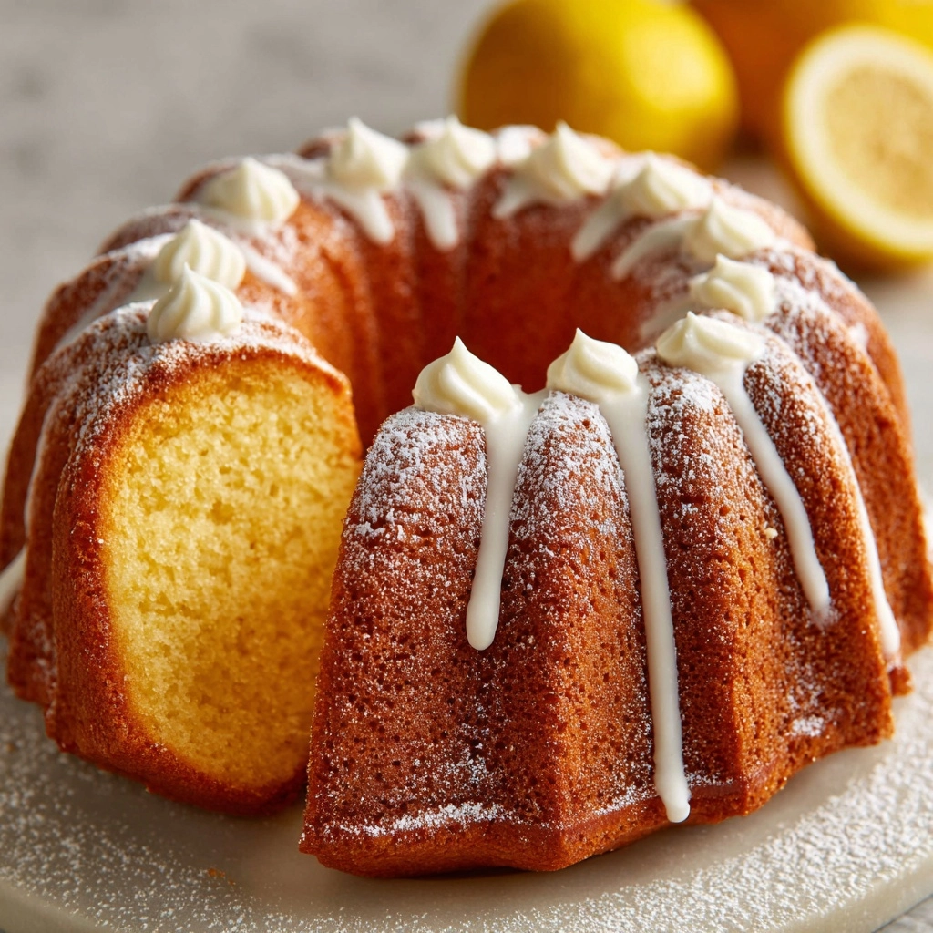 Italian Lemon Pound Cake Recipe - Recipe Image