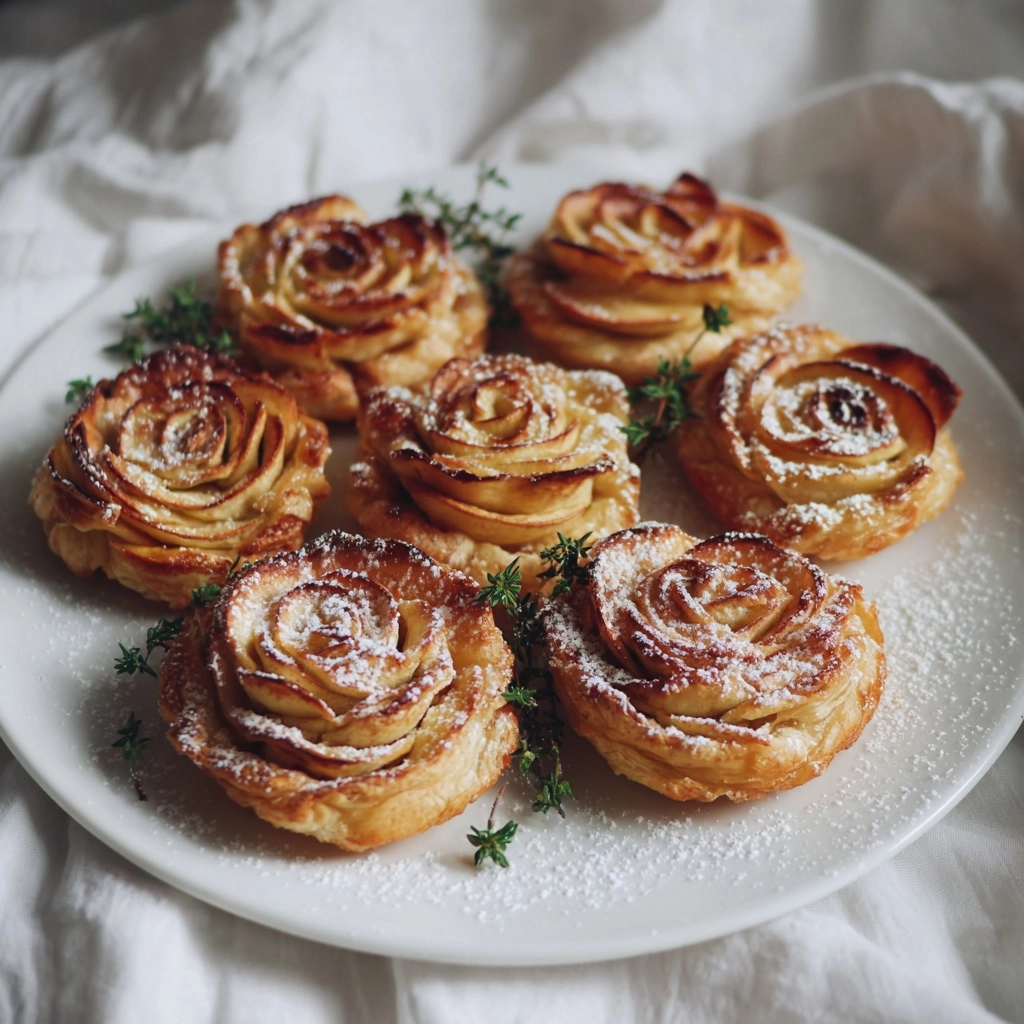 Puff Pastry Apple Roses Recipe - Recipe Image