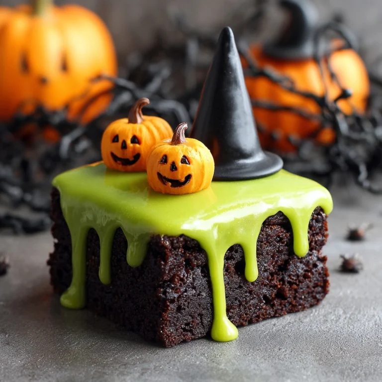 Melting Witch Poke Cake Recipe