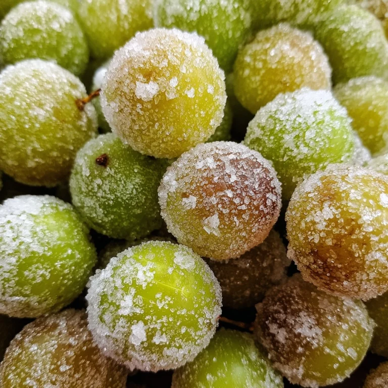 Healthy Sour Candy Frozen Grapes Recipe