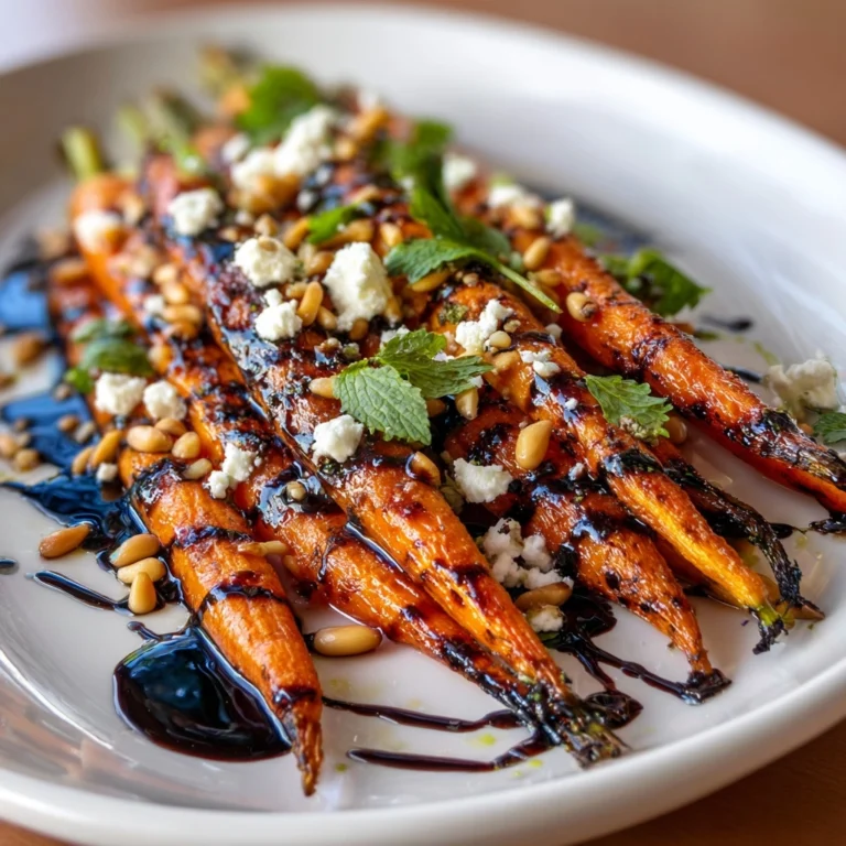 Oven Roasted Carrots with Goat Cheese Recipe