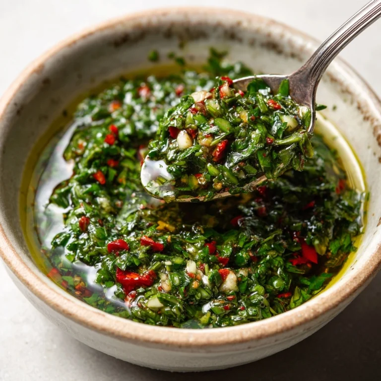 Homemade Chimichurri Sauce Recipe