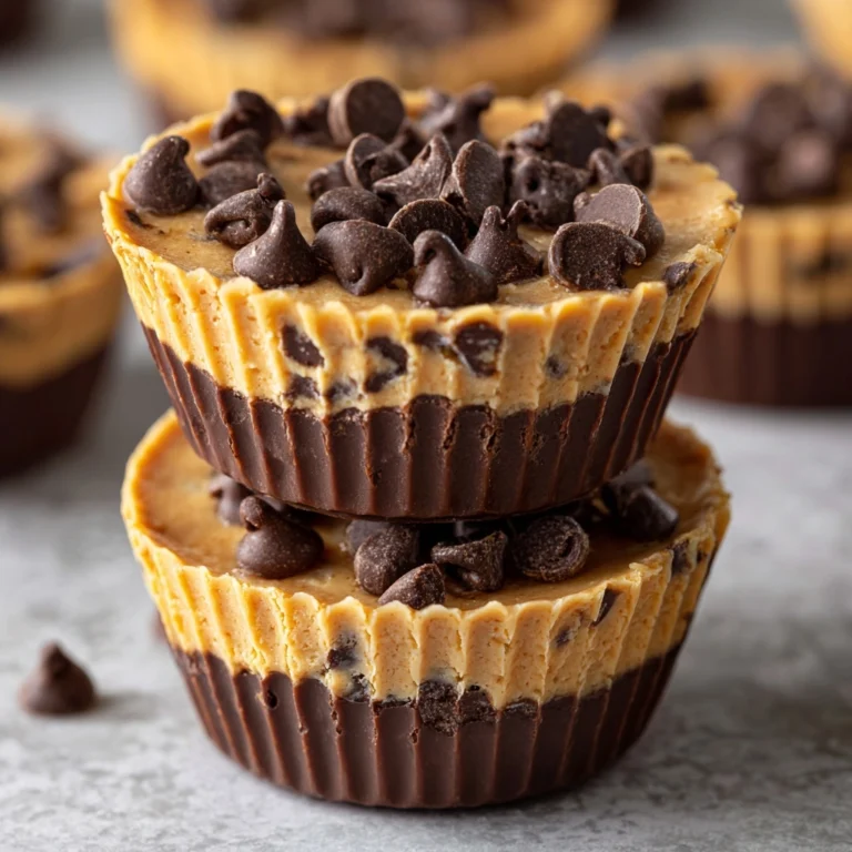Peanut Butter Chocolate Chip Cookie Cups Recipe