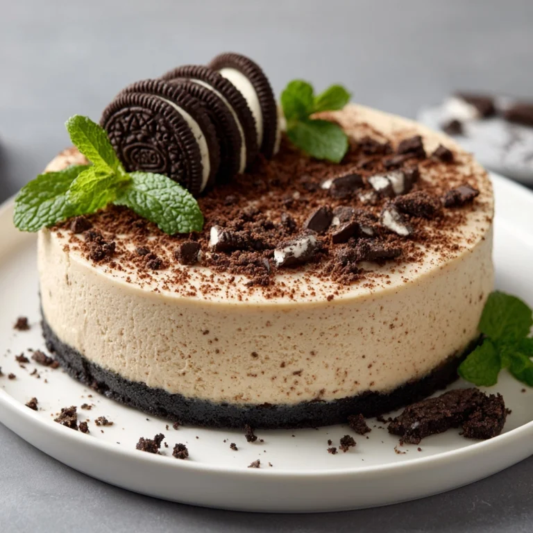 No-Bake Cookies and Cream Cheesecake Recipe