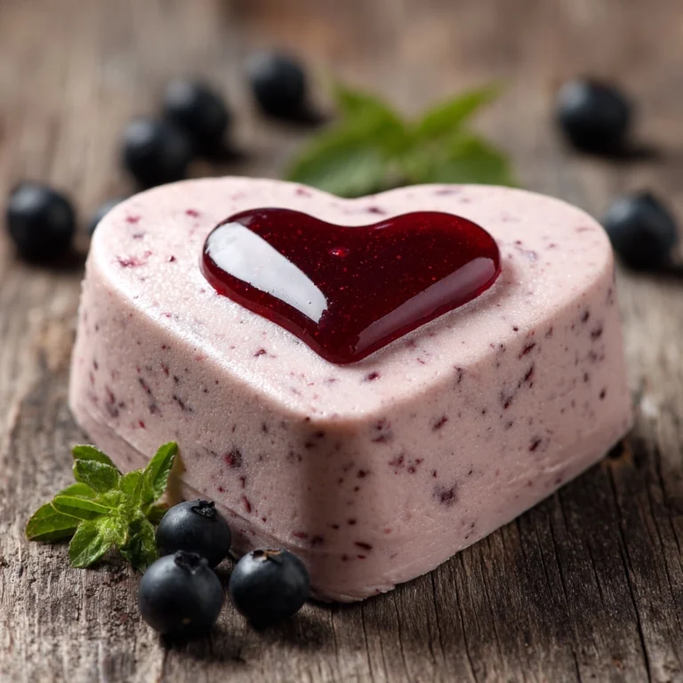 Cranberry Orange Semifreddo Hearts Recipe