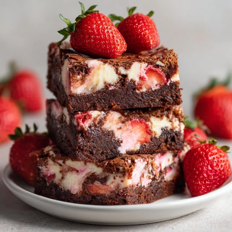 Strawberry Brownies Recipe