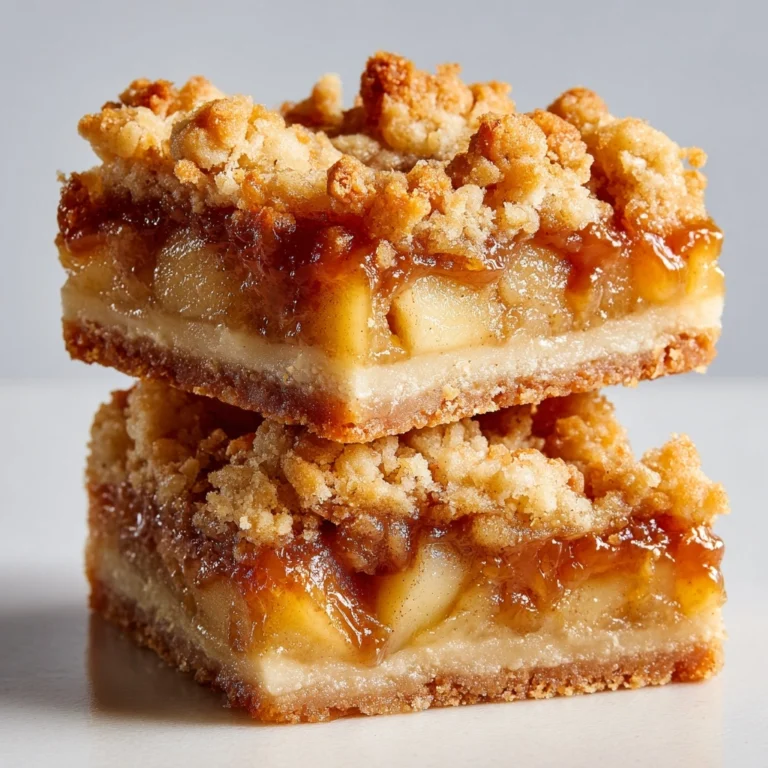 Salted Caramel Apple Crisp Bars Recipe