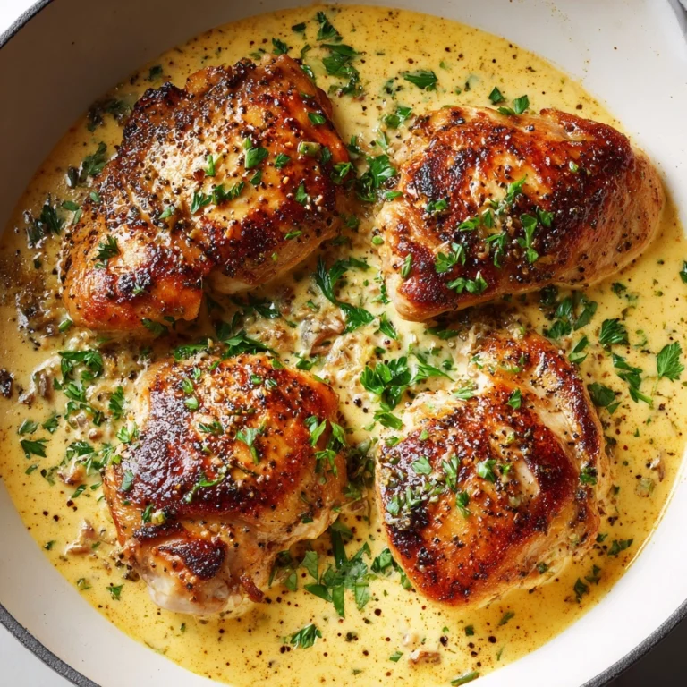 Creamy Honey Mustard Chicken Recipe