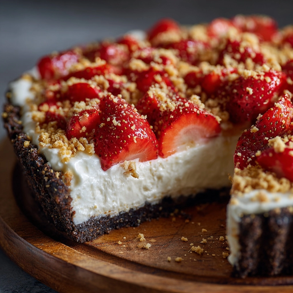 Strawberries & Cream Pie Recipe - Recipe Image